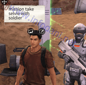 quest take selvie with soldier lifeafter