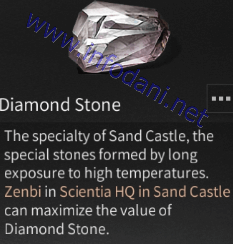 special item diamond stone life after